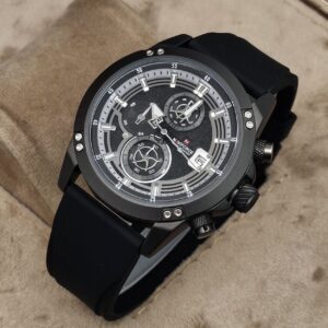 ساعت مردانه نیویفورس naviforce کد NF8033 B/W/B